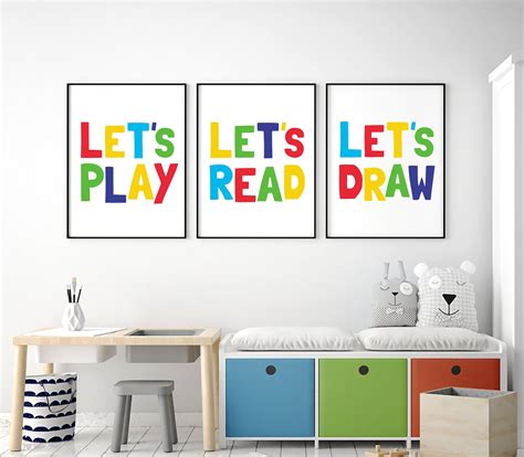 playroom posters|kids playroom wall art.